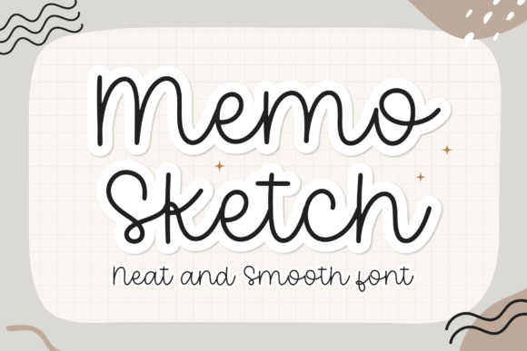 Bring Handmade Charm to Life with Memo Sketch Font