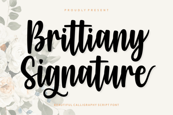 Brittiany Signature: A Bold Script Font for Branding