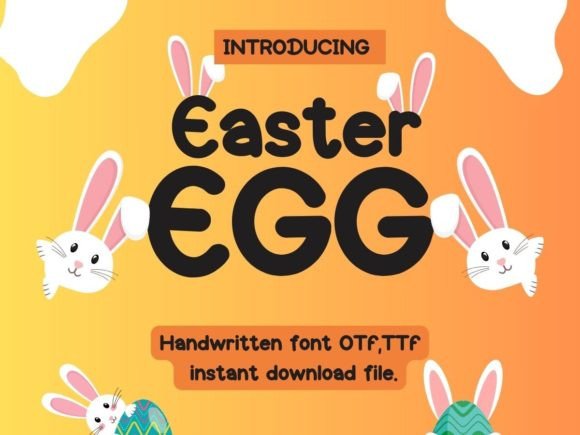 Eater Egg: A Whimsical Handwritten Font for Modern Web Design