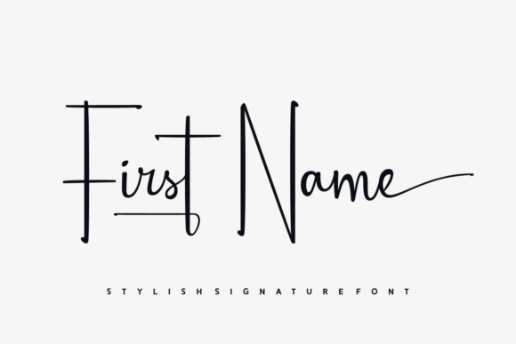 First Name: A Modern Signature Typeface for Branding