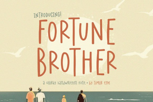 Fortune Brother: A Quirky Handwritten Font for Editorial Design