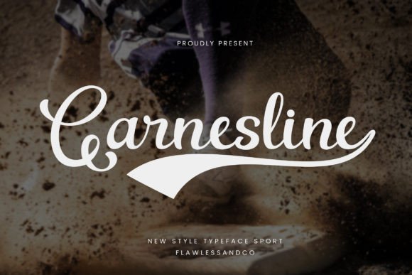 Garnesline: A Retro Script Font for Editorial Design
