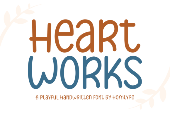 Heart Works: A Playful Handwritten Font for Editorial Design