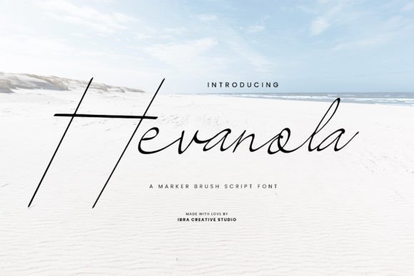 Hevanola: A Script Font That Elevates Web Design