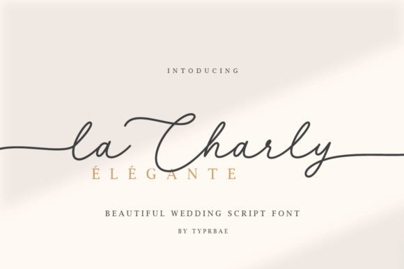 La Charly: An Elegant Script Font for Editorial Design