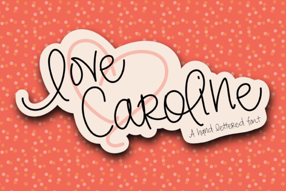 Love Caroline: A Charming Script Font for Editorial Design