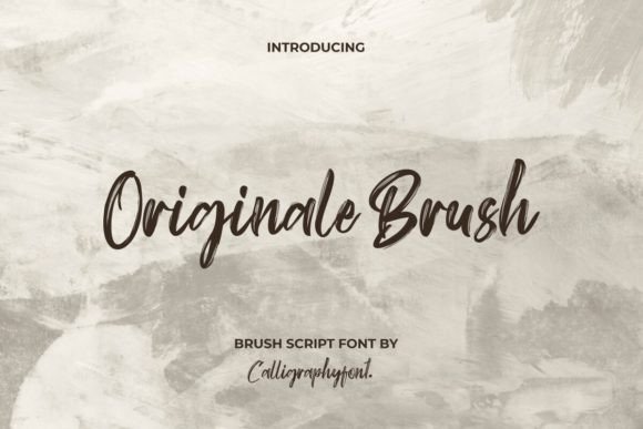 Originale Brush: A Vintage Typeface for Editorial Stories