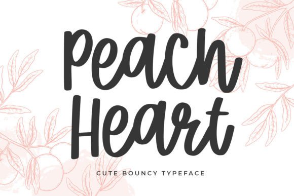 Peach Heart Font: A Sweet Upgrade for Small Business Branding