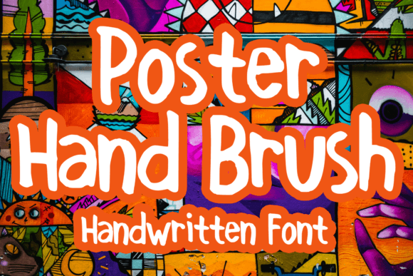 Poster Hand Brush Font for Bold Campaigns