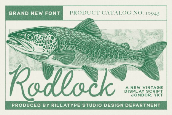 Rediscovering Retro Charm with the Rodlock Typeface