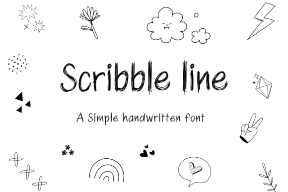 Scribble Line: A Handwritten Typeface for Editorial Calm