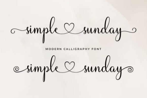 Simple Sunday Font: A Maker's Guide to Elegant Script