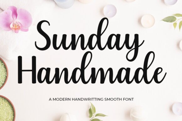Sunday Handmade: A Modern Script Font for Web Design