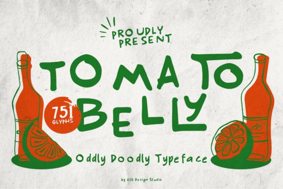 Tomato Belly: A Playful Typeface for Memorable Branding