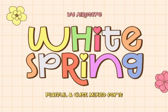 White Spring Font Review: A Playful Typeface for Branding