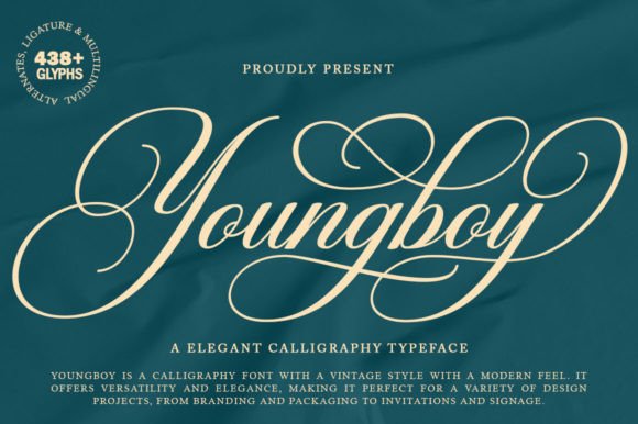 Youngboy: A Vintage Script Font for Modern Web Design